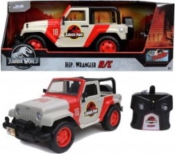 Auto RC JURASSIC PARK Jeep Wrangler 1:16 con turbo