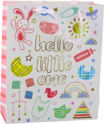 Hello Little One Baby Gift Bag 32 × 26 × 10 cm
