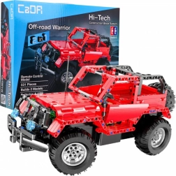 CaDA 2-in-1 remote-controlled off-road pick-up building set, 531 pieces (6+)