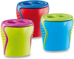 Dvojité strúhadlo s nádobkou MAPED Boogy – mix farieb