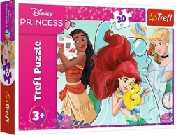 Puslespil 30 brikker Disney Princess – smukke og modige
