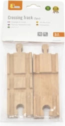 Houten rails kruising