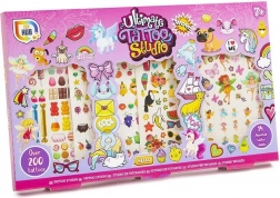 Sæt med midlertidige tatoveringer The Ultimate – pink