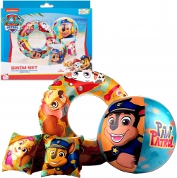 Set da nuoto PAW PATROL – ciambella, braccioli e palla da spiaggia