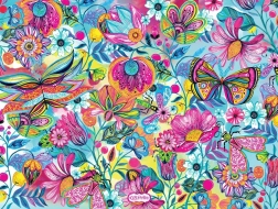Puzzle Blumen und Schmetterlinge 1000 Teile