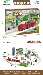 Interactive City Train Set with Lights and Sounds, 96 Pieces
