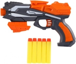 Foam dart toy gun for kids 20 × 14 cm – Orange