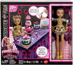 Monster High skræmmesøde fødselsdage – Clawdeen Wolf kagesmykke-sæt