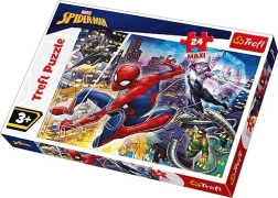 Maxi puzzel 24 stukjes – ONVERSCHROKKEN SPIDER‑MAN