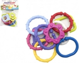 Set of Connecting Plastic Shapes for Babies, 10 pcs