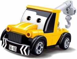 Sluban Power Bricks nakręcana żółta laweta z oczami