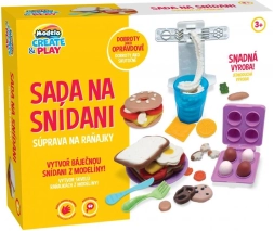 Set Modelo per colazione in pasta da modellare per bambini