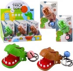 Skill Game Dinosaur Dentist Keychain 2-in-1