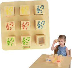 Masterkidz Set Sensoriale in Legno a Classificazione Musicale Montessori