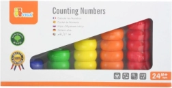 VIGA Wooden Counting Toy with Colorful Rings