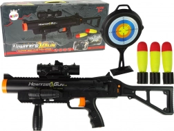 Lanciagranate per bambini con razzi, suoni e torcia – nero