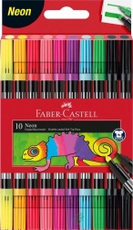 Faber-Castell Neon dvostranski flomastri - 10 barv