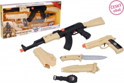 Toy Set Desert Battle Rifle 52 cm – Czech Packaging