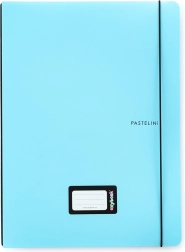 A4 OXYBOOK PASTELINI Notebook, 40 sheets, blue, refillable