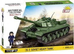 IS-3 harckocsi építőkészlet – szovjet nehézharckocsi 1:28