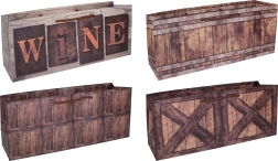 Sac cadeau pour bouteille M 15,5 × 37 × 10 cm – toutes saisons