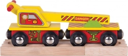 BIGJIGS RAIL Wooden Crane Wagon