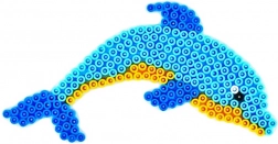 Tavoletta a forma di delfino per perline da 5 mm