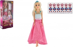 Anlily-dukke med glitrende diamanter 30 cm