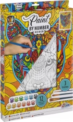 Grafix pittura con i numeri – tigre, tela su telaio 30 × 40 cm