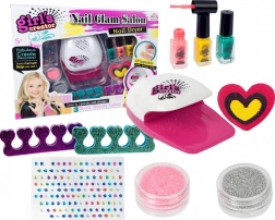 set za uređivanje noktiju s LED sušilicom