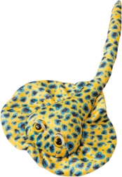 Mazlíček Plush Stingray Yellow with Dots