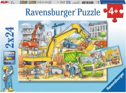 RAVENSBURGER Puzzle Radovi na gradilištu 2x24 dijelova