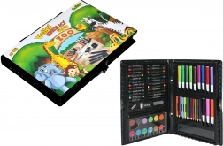 Tekenkoffer ZOO – 67-delig