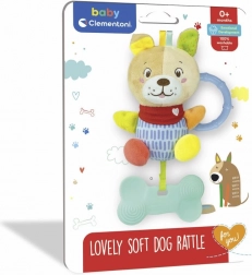 Plyšové psie hrkálka