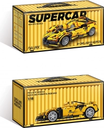 Construction set sports car yellow, 422 pieces