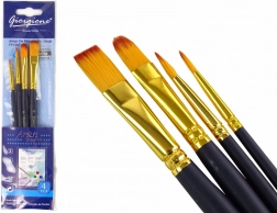 Set kunstenaarskwasten 4 vormen