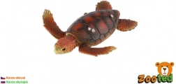 Plastic Common Turtle Figure 8 cm