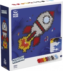 Plus-Plus Build by Numbers Rocket 500 pcs