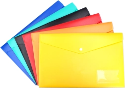 Cartellina con bottone a pressione 36 × 25,5 cm