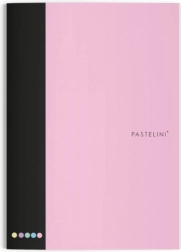 Lined Notebook A4 Pastelini Pink