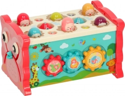 Gioco sensoriale con martello 8 in 1 bibi-inn rosa
