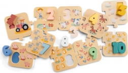 Puzzle Learning Numbers Farm