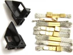 Kontaktbørster og styrelister til SCX Evolution-biler