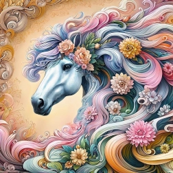 Dream Horse Puzzle 1000 Pieces Cherry Pazzi