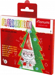 Coloriage 3D de Noël – figurine Saint Nicolas et décoration suspendue