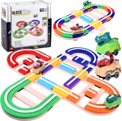 Dinosaur Track Building Set, 143 Pieces