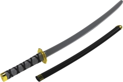 Spada samurai con fodero