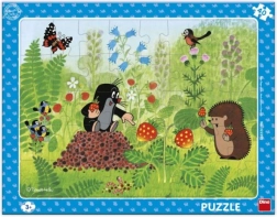 Puzzle Krtek a jahody 40 dílků