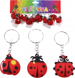 Katicabogár kulcstartó