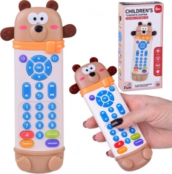 Interactive Baby Bear Remote 2-in-1 with Teether and Sounds